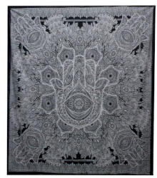 Cotomag Cuvertura de Pat Dubla din Bumbac - Hamsa - cotomag - 155,00 RON