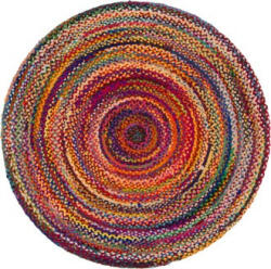 Cotomag Covor Rotund din Iuta si Bumbac - 90 cm Covor