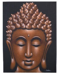Cotomag Tablou Buddha - Finisat cu Nisip de Cupru 60 x 80 cm