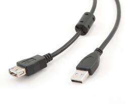 Spacer Usb spacer кабел удължител usb 2.0 (t) към usb 2.0 (m) 1.8м черен "spc-usb-amaf-6" 261903 (spc-usb-amaf-6)