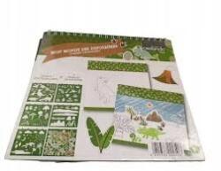 Crelando Kreatív Szett Sablonok Festéshez Rajzoláshoz Matricák Dinoszaurusz Crelando (4055333000506)