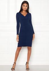 AX Paris Sötétkék MIDI ruha, hosszú ujjú, Size 42