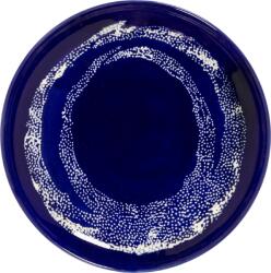 Serax Farfurie pentru mic dejun Feast cu buline, 19 cm, albastru închis și alb (XB8921004I)