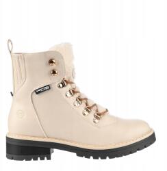 Vertigo Alpes Női bélelt tornacipő Aulp Udok téli kényelmes öko bőr bézs 39 (UDOK W/WHITE/39)