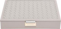 Stackers Cutie de bijuterii Stackers classic, taupe, cu capac împletit (76761)
