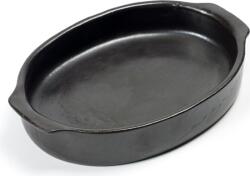 Serax Vas pentru copt și servire Pure, oval, 24, 5 cm, negru (B1014105)