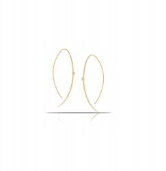 Colibra Modern aranyozott fülbevaló Preciosa Classic kristályokkal P14619AU (P14819)