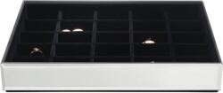 Stackers Casetă pentru bijuterii Stackers cu 25 compartimente classic velvet din sticlă cu căptușeală neagră (75476)