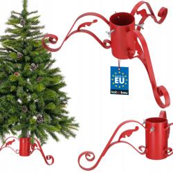 Kotarbau Karácsonyfa Állvány Acél Tállal 100 Mm-es Virágtartó Tartály Karácsonyfa (R481)