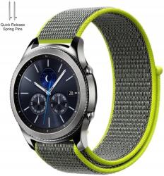  22MM-ES Nylon Szíj Samsung Galaxy 46MM S3 Karórához (WYAJ)