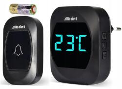  Vezeték nélküli csengő, vízálló, hőmérséklet érzékelővel (110DB)