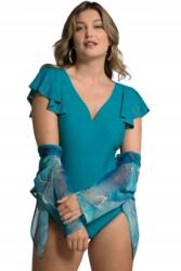 Ulla Popken Egyrészes Fürdőruha Türkizkék 50 Spm