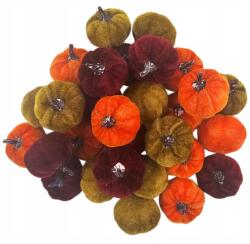 Akces Velúr Sütőtök dekorációs koszorú nád 28 db 3x3 cm (VJ59-01)