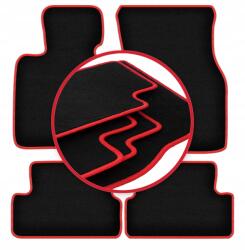 Wielganizator Autószönyegek piros szegéllyel a következő típushoz: Mini Cooper F57 cabrio (2014-)