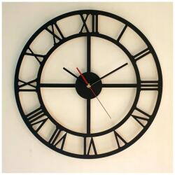 Wisan Modern klasszikus ébenfa falióra 60x60cm étkező nappaliba (AWCUS017L)