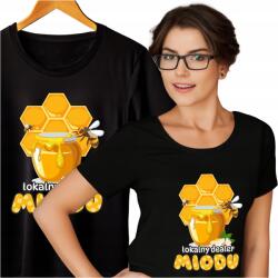  Női Póló Helyi Mézkereskedő Vicces Póló Roz S (T-shirt dla pszczelarza MIÓD)
