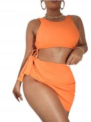 Shein Fürdőruha Bikini Felső Plus Size Szoknyával 50-ES Méret