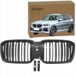 Mertt Lökhárító Grill Bmw X3 G01 X4 G02 2021+ LCI Lift fekete fényes