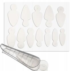 Allepaznokcie Szilikon öntőformák Dual Form Mandula frenchhez 12db (5903990533884)