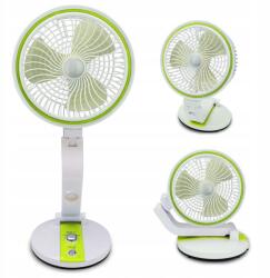 VERK GROUP Vezeték Nélküli Összecsukható Ventilátor Led lámpával (15765_Z)