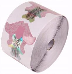 Beautiona Sellő Körömforma Sablonok Rózsaszín 500 Db (intai)