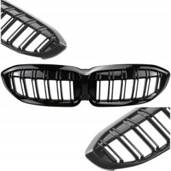 Mertt 51138072085 Vese Grill hűtőrács Bmw 3-AS Sorozat G20 G21 fekete fényes