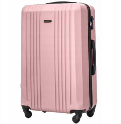 Wings Nagy Méretű Wings Utazóbőrönd XXL Abs Műanyagból Tágas Kemény Fedeles Poggyász Repülőre ( KST01-L-R.GOLD)