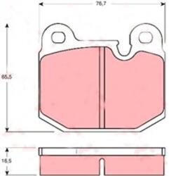  Bmw 3 1977-84 első fékbetét
