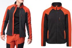 HI-TEC Férfi polár pulóver Hi-tec polár cipzáras meleg 280g monar állógalléron S (Bluza męska HI-TEC polar ciemny Monar)