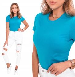Edoti Női póló basic, 100% pamut, türkiz, Size XL (SLR001)