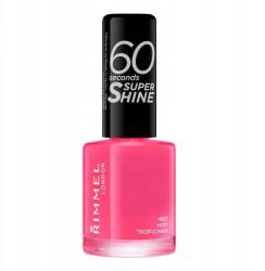 Rimmel 60 Seconds Shine rózsaszín körömlakk 407 Hot Tropicana (3614220616988)