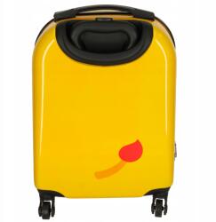  Utazó Bőrönd Gyerekeknek Kerekekkel Oroszlán Grafikával 31x46x26 CM (KX3963)