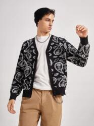 Shein Gombmintás Férfi Pulóver M V4W