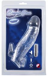 You2Toys Crystal átlátszó szilikonból készült vibrációs péniszpárna 23 cm (4024144590988)