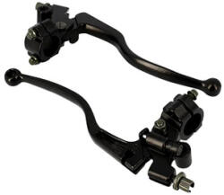 Standard Parts Fékkar hosszú tükörtartóval és féklámpakapcsolóval fekete (szett) Standard Parts Futómű és fék alkatrész Fékkar