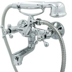 Gamma Retro Kádtöltő Csaptelep Zuhanyfejjel - Króm (BROW-CH) - watermarkt