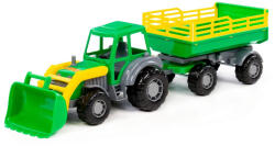 Polesie Master homlokrakodós traktor billenthető pótkocsival 50cm (35288)