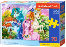 Castorland Unikornis szelfi - 70 darabos Puzzle (B-070213)