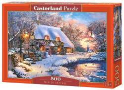 Castorland Téli házikó - 500 (B-53278)