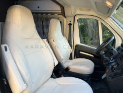 Vezetőfülke ülés- és karfahuzat garnitúra Ducato 2006-, bézs (KC99001)