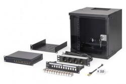 ASSMANN Assmann-DIGITUS SOHO Pro hálózati készlet, 254 mm (10") - 6U, 315 x 300 mm (Szé x Mé) - DN-49101-SET (DN-49101-SET)