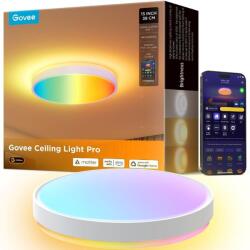 Govee Lampă de tavan inteligentă rotundă Govee RGBICWW 4300lm 38cm Matter (H60A6C01)