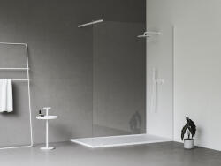 RAVAK Walk In Wall szett - 130 zuhanykabin fehér matt+transparent, 1 merevítővel (GW9WJ0E0SZ1) (GW9WJ0E0SZ1)
