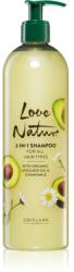 Oriflame Love Nature Organic Avocado Oil & Chamomile ápoló sampon 2 az 1-ben 500 ml