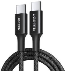 UGREEN L501 USB-C - USB-C kábel, 60W, 3A, 1m, fekete