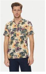 BLEND Férfi kevert anyagú ing, 20718224, viszkóz, XL INTL, bézs (0000304996078_XL)