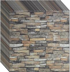 NEXTLY 40 db 3D NEXTLY öntapadós tapéta szett, falra vagy mennyezetre, vízálló, állítható, erős ragasztóval, könnyen felhelyezhető, 21, 2 nm fedési terület, 70x77 cm, modern design, kód: J7446-15 62GRAY (s40