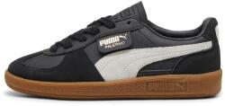 PUMA Puma, Palermo nyersbőr és műbőr sneaker, Fehér, Fekete, 38 EU (397275-03-5)