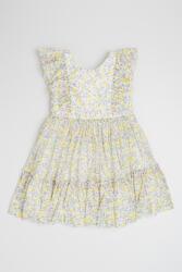 Abel & Lula Abel & Lula, Virágmintás ujjatlan ruha, Fehér, Sárga, Világoszöld, 122 CM (5046-085-7Y)