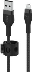 Belkin BOOST CHARGE PRO Flex USB-A to LTG, Braided Silicone Cable - 3M - Black